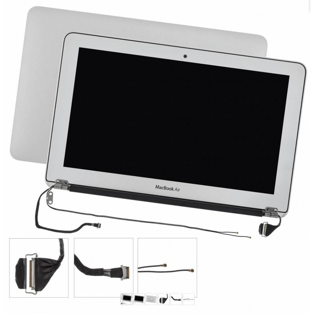 PC Portatile Apple MacBook AIR 11 Model A1370 Assemblaggio Schermo Display di Sostituzione